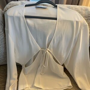 Christopher Esber Cream Blouse